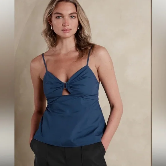 Cutout V-Neck Cami - Picture 1 of 3